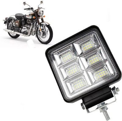 AUTO PEARL Front fog lights 4Inch LED Work Light Driving Fog Lamp White Spotlight A171 Fog Lamp Motorbike LED for Royal Enfield (12 V, 15 W)(Classic 350, Pack of 1)