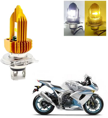 REPLEY dualcolor-h4-white-yellow-mode-074 Headlight Car, Motorbike LED for TVS (12 V, 30 W)(Apache RTR 220, Pack of 1)