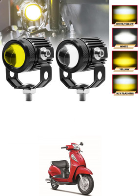 GONAMA Front, Rear LED Indicator Light for TVS Max 4R(White, Yellow)