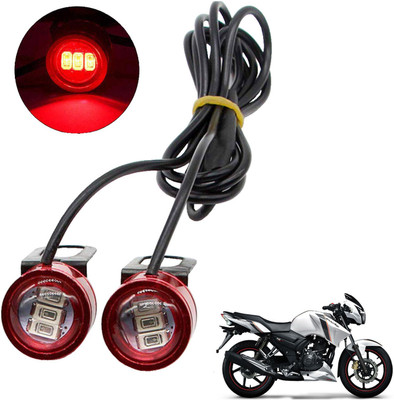 Generox Red Brake Light For Apache RTR 160 Headlight Motorbike LED for TVS (12 V, 10 W)(Apache RTR 160, Pack of 2)