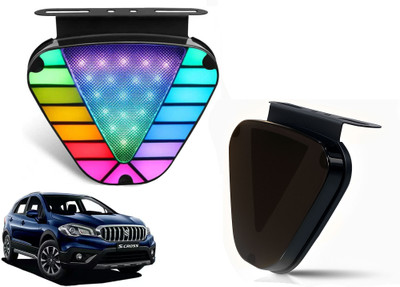 AUTO PEARL 1PC Color Triangle Brake Light, Anti-Rear-End Collision Strobe Tail Light A332 Tail Light Car LED for Maruti Suzuki (12 V, 25 W)(S-Cross, Pack of 1)