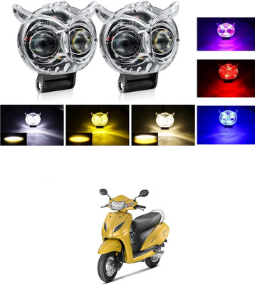 GONAMA Front, Rear LED Indicator Light for TVS Max 4R(White, Yellow)