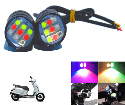 Autoinnovation Waterproof Original 12V LED Strobe Flash Warning Brake Lights-L1_358 Indicator Light Motorbike LED for Bajaj (12 V, 18 W)(Universal For Bike, Pack of 2)