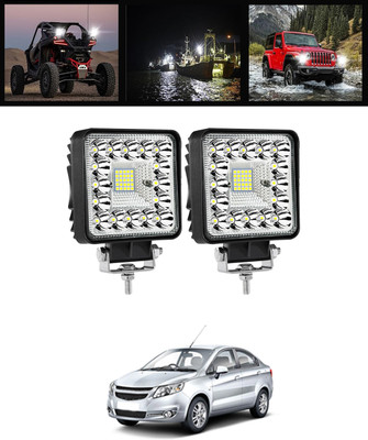 AYW Universal Fit 41 LED Square Waterproof Light For Car/Truck-235 Fog Lamp Car LED for Chevrolet (12 V, 288 W)(Sail, Pack of 1)