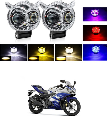 LOVMOTO Front, Rear LED Indicator Light for Hero Universal For Bike(White, Yellow)