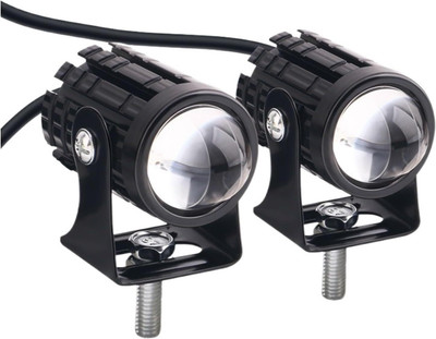 DSTECHBAR Mototrcycle Mini Yellow/White LED Fog Light 40 Watt Universal for all Bikes Fog Lamp Car, Motorbike, Truck, Van LED (12 V, 27 W)(Universal For Bike, Universal For Car)