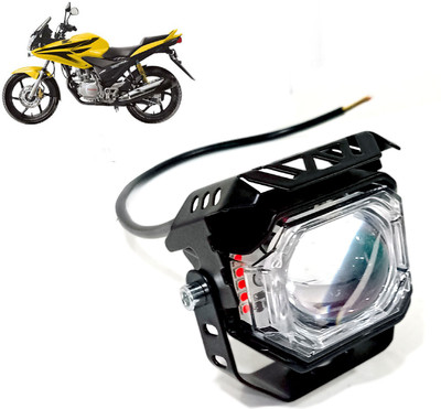 AUTO PEARL White/Yellow High Beam & Multi Flicker Red/Blue Led for CBF Stunner Fog Lamp Motorbike LED for Honda (12 V, 30 W)(CBF Stunner, Pack of 1)