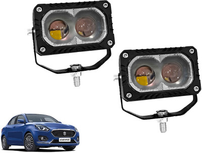 AUTO PEARL 2-Lens Driving Foglight White LED Spot light 12V-35W V117 Fog Lamp Car LED for Maruti Suzuki (12 V, 35 W)(Swift Dzire, Pack of 2)