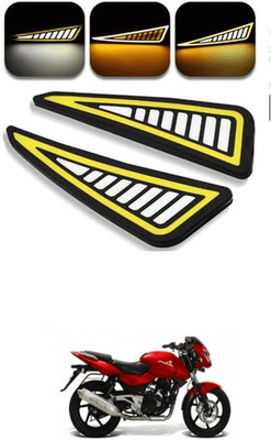 LOVMOTO Front, Rear LED Indicator Light for Bajaj Pulsar(Multicolor)