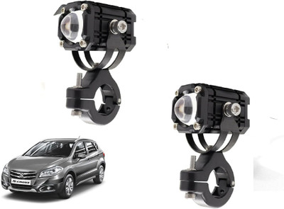 AUTO PEARL Mini LED White/Yellow/Red with Flashing Led for S Cross 2015-2017 Fog Lamp Car LED for Maruti Suzuki (12 V, 15 W)(S-Cross, Pack of 2)
