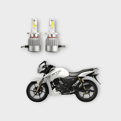 CapeShoppers Cape-CR003488 Headlight Motorbike LED (12 V, 55 W)(Universal For Bike, Pack of 1)