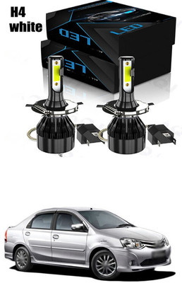 PRTEK H4 Headlight WHITE HIGH AND LOW BEAM H_238 Headlight Car, Motorbike LED (10 V, 36 W)(Etios, Pack of 1)