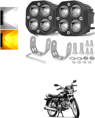 LOVMOTO Front, Rear LED Indicator Light for Hero Splendor Pro(White, Amber)