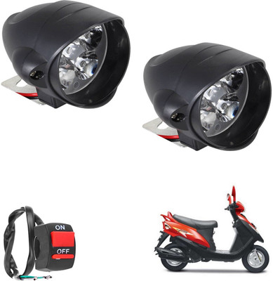 REPLEY G3-TwoBtn-089 Headlight Car, Motorbike LED for LML (9 V, 55 W)(Flyte, Pack of 3)