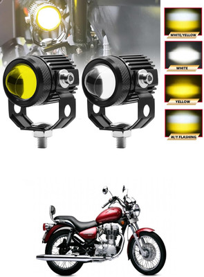 GONAMA Front, Rear LED Indicator Light for Royal Enfield Thunder Bird 350(White, Yellow)
