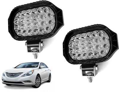 AUTO PEARL 24 LED Hi-Lo Ultra Bright White light Driving Spot Work Lights for Car 337 Fog Lamp Car LED for Hyundai (12 V, 45 W)(Sonata, Pack of 2)