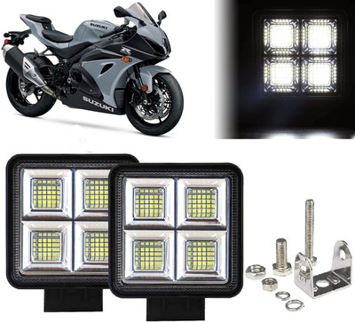AUTO PEARL 64 LED 192W Fog Light Super Bright With Mounting Brackets for GSX R1000 Fog Lamp Motorbike LED for Suzuki (12 V, 192 W)(GSX R1000, Pack of 2)