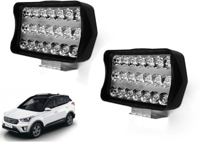 AUTO PEARL 3 Modes White / Yellow / Yellow-White |High Brightness Driving Lamp for Car 107 Fog Lamp Car LED for Hyundai (12 V, 24 W)(Creta, Pack of 2)