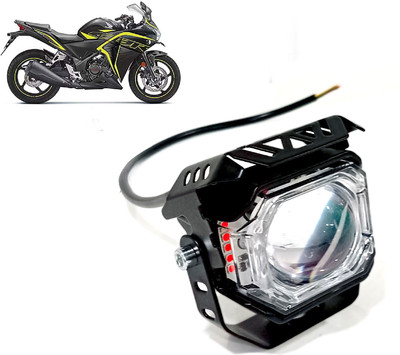 AUTO PEARL White/Yellow High Beam & Multi Flicker Red/Blue Led A173 Fog Lamp Motorbike LED for Honda (12 V, 30 W)(CBR 250R, Pack of 1)