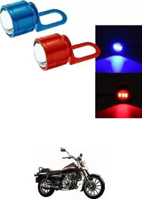 E-Shoppe Strobe Light Red Blue Auto Flashing Eagle Eye For Avenger 220 Street Interior Light Motorbike LED for Bajaj (12 V, 24 W)(Universal For Bike, Pack of 2)