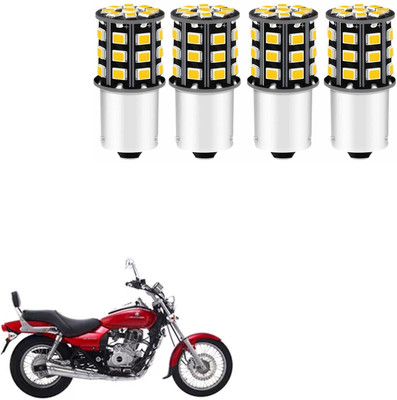 Vagary 36 SMD Yellow 360° Cross Pin LED Indicator Bulbs for Bajaj Avenger 220 DTS i Back Up Lamp Motorbike LED for Bajaj (12 V, 15 W)(Avenger, Pack of 4)
