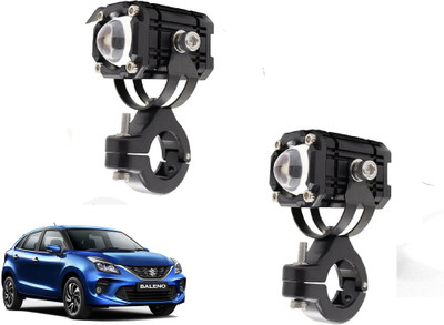 AUTO PEARL Mini LED White/Yellow/Red with Flashing Led for Baleno 2022 Fog Lamp Car LED for Maruti Suzuki (12 V, 15 W)(Baleno, Pack of 2)