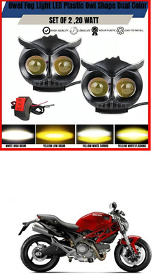 GONAMA Front, Rear LED Indicator Light for Hero Hunk(White, Yellow)