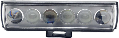 AutoPowerz 6-Lens Yellow/White Fog Light with Flashing Function & Multiple RGB Modes Fog Lamp Motorbike, Car LED (12 V, 40 W)(Universal For Car, Pack of 1)