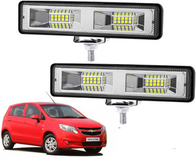 AUTO PEARL 5.7 Inch 48W Auxiliary Light Bar White Color Work Spot Light for Car A316 Back Up Lamp Car LED for Chevrolet (12 V, 48 W)(Sail UVA, Pack of 2)