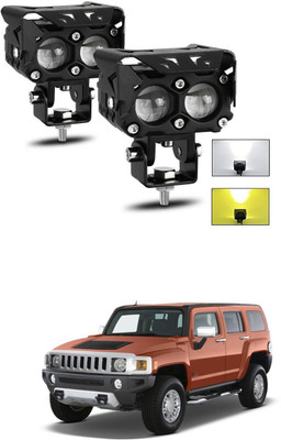 PRTEK LED BAR Work Light Spot Fog Lamp Yellow White 65 Headlight Car LED for GM (12 V, 60 W)(Hummer H2, Pack of 2)