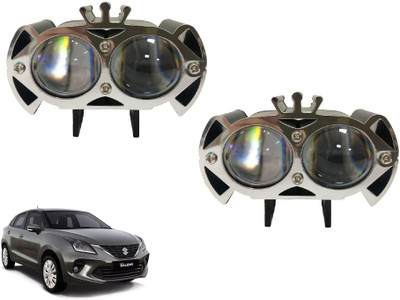 AUTO PEARL 2-Lens Dual Color Crown DevilEye foglight Led for Baleno 2020 onwards Fog Lamp Car LED for Maruti Suzuki (12 V, 12 W)(Baleno)