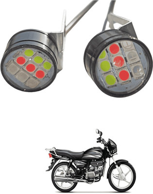 LOVMOTO Front, Rear LED Indicator Light for Hero Splendor Plus(Multicolor)