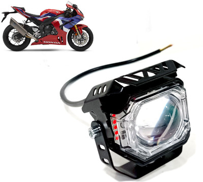 AUTO PEARL White/Yellow High Beam & Multi Flicker Red/Blue Led A009 Fog Lamp Motorbike LED for Honda (12 V, 30 W)(CBR 1000RR, Pack of 1)