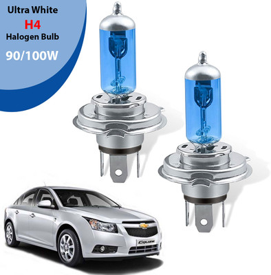 AUTO PEARL H4 Halogen Headlight bulb 90/100W 5000K Ultra White Low/High Beam Bulb (B98) Headlight Car, Truck, Van Halogen for Chevrolet (12 V, 100 W)(Cruze, Pack of 2)
