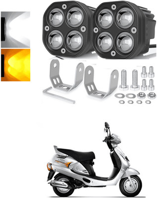 LOVMOTO Front, Rear LED Indicator Light for Mahindra Duro DZ(White, Amber)