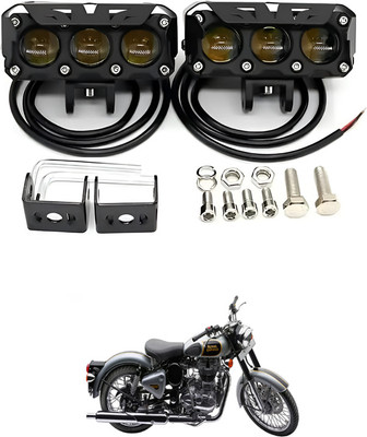 GONAMA Universal For All Motorcycle Fog Light Spot Projector Yellow And White SG86 Side Marker Car, Motorbike LED for Royal Enfield (12 V, 20 W)(Classic 500)