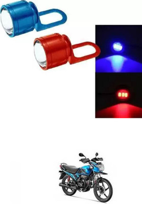 E-Shoppe Strobe Light Red Blue Auto Flashing Eagle Eye For Passion Pro TR Interior Light Motorbike LED for Hero (12 V, 24 W)(Passion Pro TR, Pack of 2)
