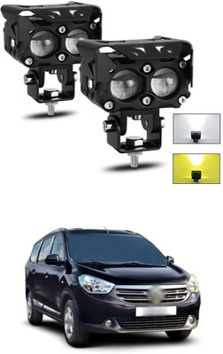 PRTEK LED BAR Work Light Spot Fog Lamp Yellow White 196 Headlight Car LED for Renault (12 V, 60 W)(Lodgy, Pack of 2)
