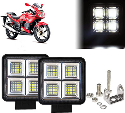 AUTO PEARL 64 LED 192W Fog Light Super Bright With Mounting Brackets for Karizma Fog Lamp Motorbike LED (12 V, 192 W)(Karizma, Pack of 2)