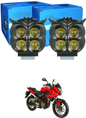 GONAMA Universal for car and bike LED 40w Owl Fog Light Yellow/White and Red Eye SG132 Car Fancy Lights(Multicolor)