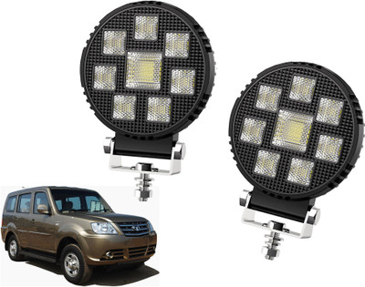 AUTO PEARL Round 4 Inch Auxiliary 44Led Amber DRL Work Spot Light for Car A344 Fog Lamp Car LED for Tata (12 V, 30 W)(Sumo Grande, Pack of 2)