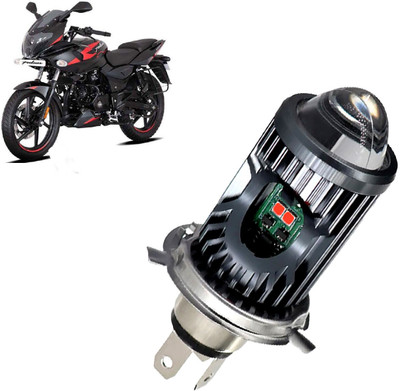 AUTO PEARL White/Yellow Dual Beam & Flicker Red/Blue Led for Pulsar 220 Fog Lamp Motorbike LED for Bajaj (12 V, 35 W)(Pulsar 220)