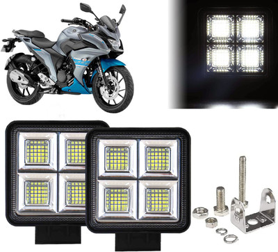 AUTO PEARL 64 LED 192W Fog Light Super Bright With Mounting Brackets for Fazer 25 Fog Lamp Motorbike LED for Yamaha (12 V, 192 W)(Fazer 25, Pack of 1)