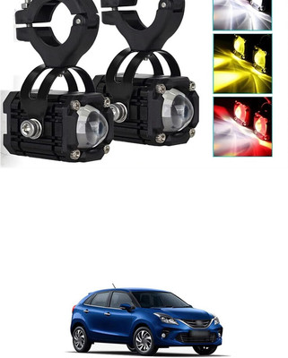 GONAMA Universal Red Devil Eye 40W Bike Car Mini Drive Fog LED Lights dual color sg45 License Plate Light Car, Motorbike LED for TVS (12 V, 40 W)(Apache RTR 160, Pack of 2)