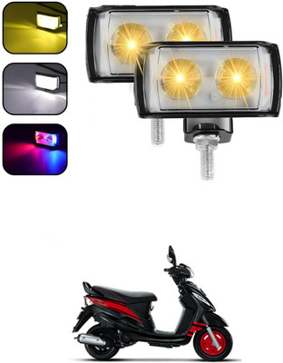GONAMA Front, Rear LED Indicator Light for Hero Universal For Bike(White, Yellow)
