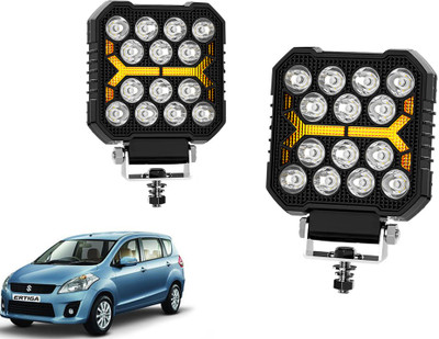 AUTO PEARL 4 Inch Square Luminous 14Led Auxiliary Amber DRL Spot Light for Car A135 Fog Lamp Car LED for Maruti Suzuki (12 V, 30 W)(Ertiga, Pack of 2)