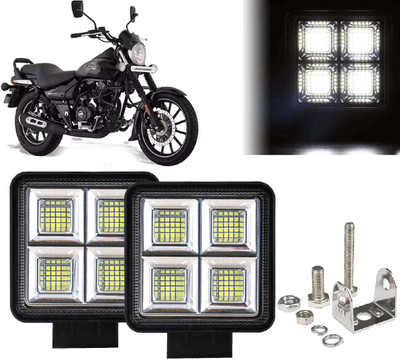 neom 64 LED 40W Fog Light Super Bright With Mounting Brackets for Avenger Street 160 Fog Lamp Motorbike LED for Bajaj (12 V, 40 W)(Avenger 160 Street, Pack of 2)