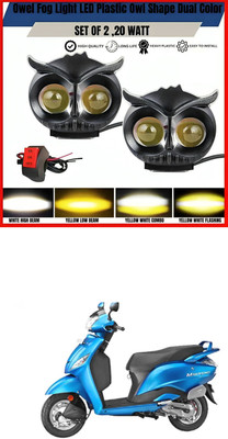 GONAMA Front, Rear LED Indicator Light for Hero Hunk(White, Yellow)