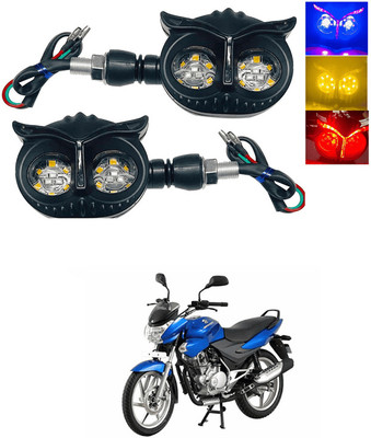 LOVMOTO Front, Rear LED Indicator Light for Bajaj Discover 125 DTS-i(Multicolor)