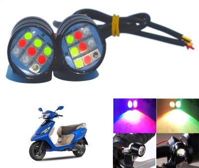 Autoinnovation Waterproof Original 12V LED Strobe Flash Warning Brake Lights-L1_373 Indicator Light Motorbike LED for TVS (12 V, 18 W)(Scooty Zest, Pack of 2)